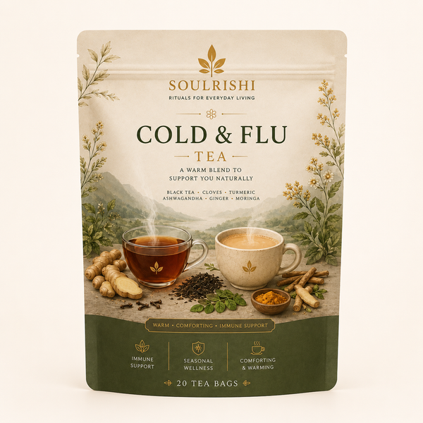 SoulRishi Cold & Flu Tea - 20 Tea Bags)