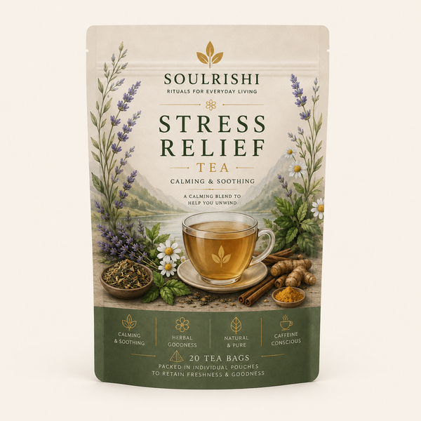 SoulRishi Stress Relief Tea  - 20 Tea Bags