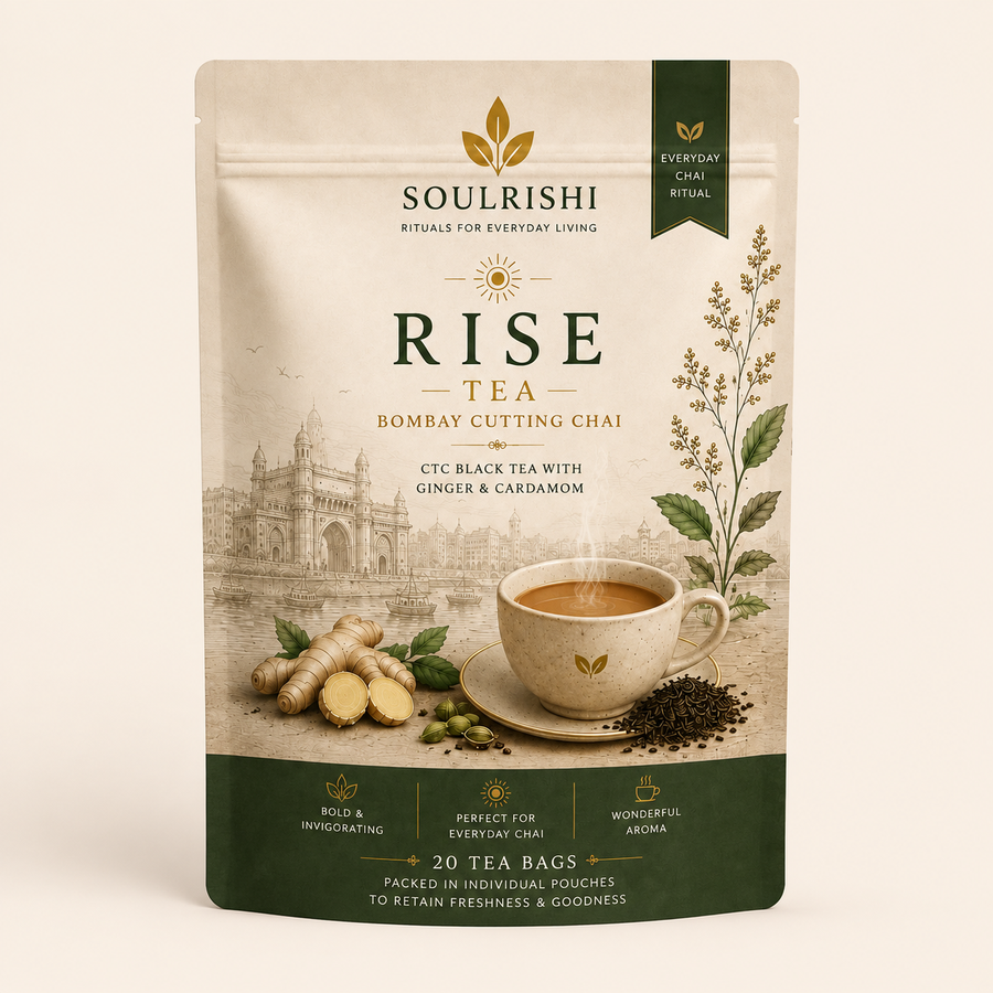 SoulRishi Rise Tea — Bombay Cutting Chai- 250g)