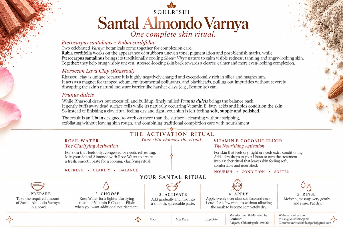 SoulRishi Santal Almondo Varnya Ubtan