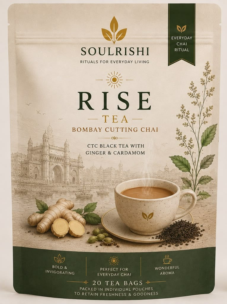 SoulRishi Rise Tea — Bombay Cutting Chai- 250g)
